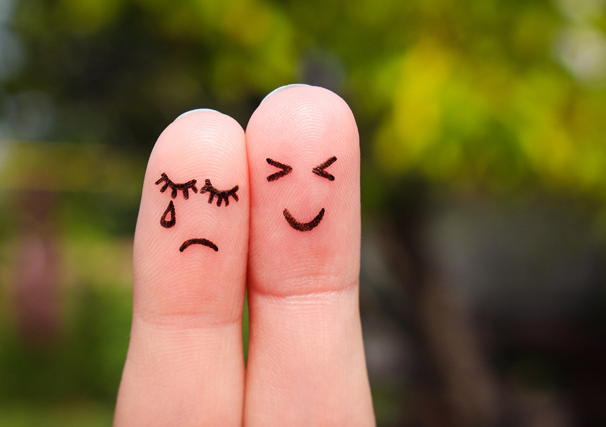 Krebsdiagnose als Glück im Unglück sehen.