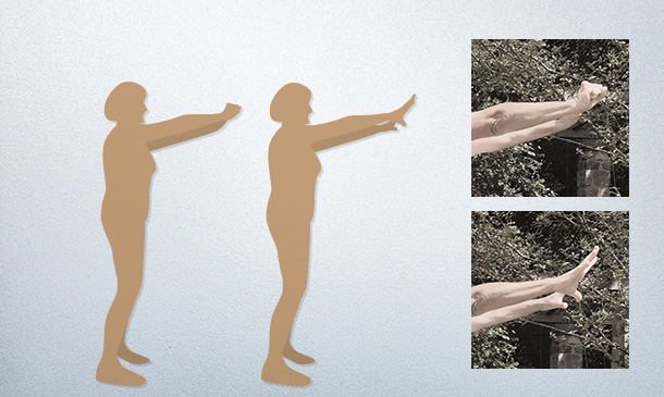 Frontales Apfelpflücken für die Lymphe