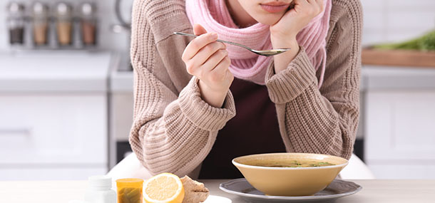 Essen bei Probleme mit dem Schlucken