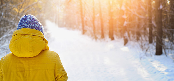 Hautpflege bei Wintersonne