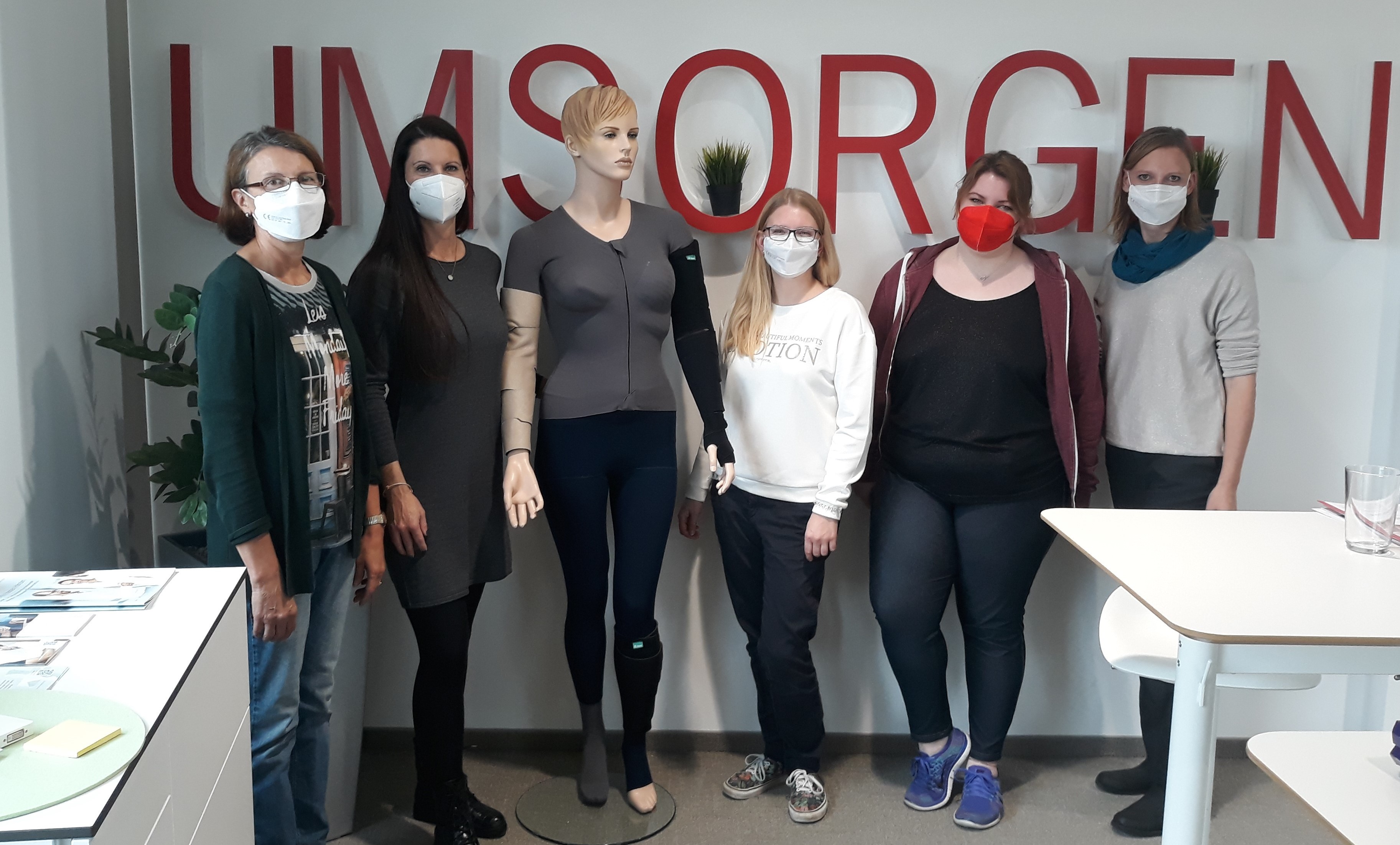KREBS & ICH-Team bei der Juzo Schulung.